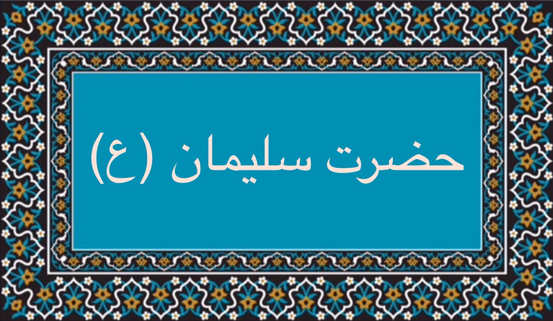 حضرت سليمان (ع)